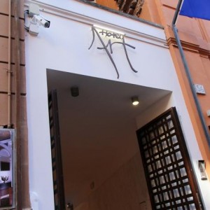 The door at the Boutique Hotel Art Rome