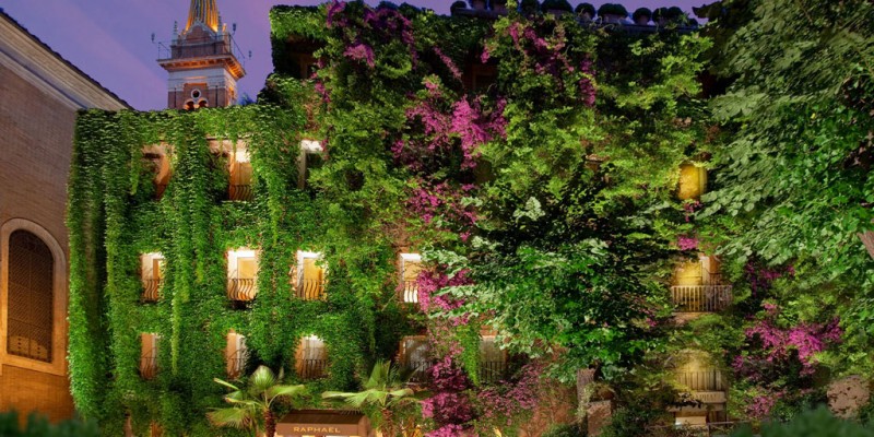 Raphael luxury boutique hotel Rome