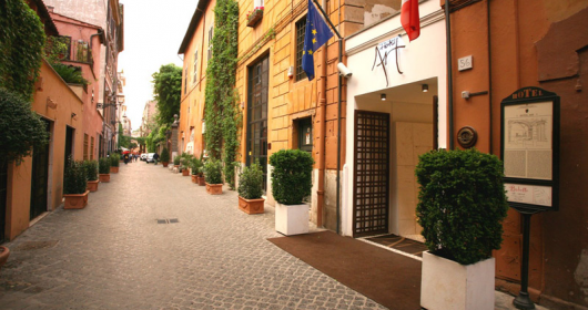 Exterior in Via Margutta Rome