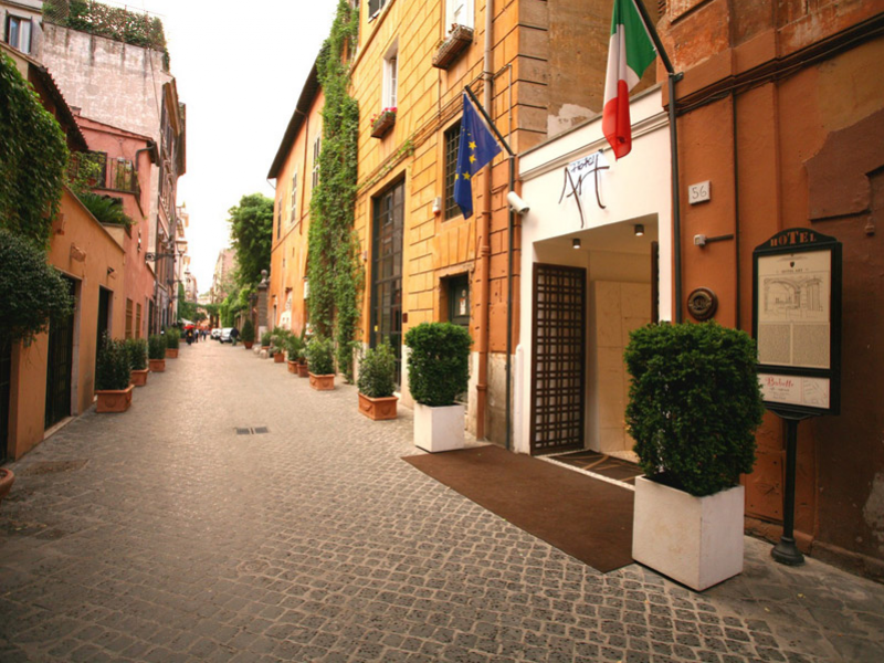 Exterior in Via Margutta Rome